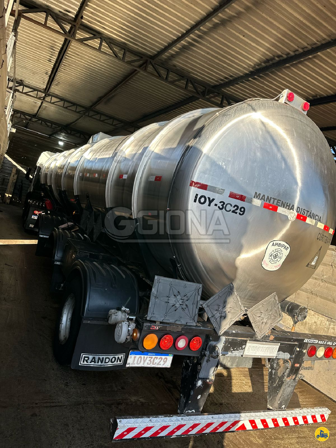 CARRETA SEMI-REBOQUE TANQUE INOX Giona Transportes ARAUCARIA PARANÁ PR